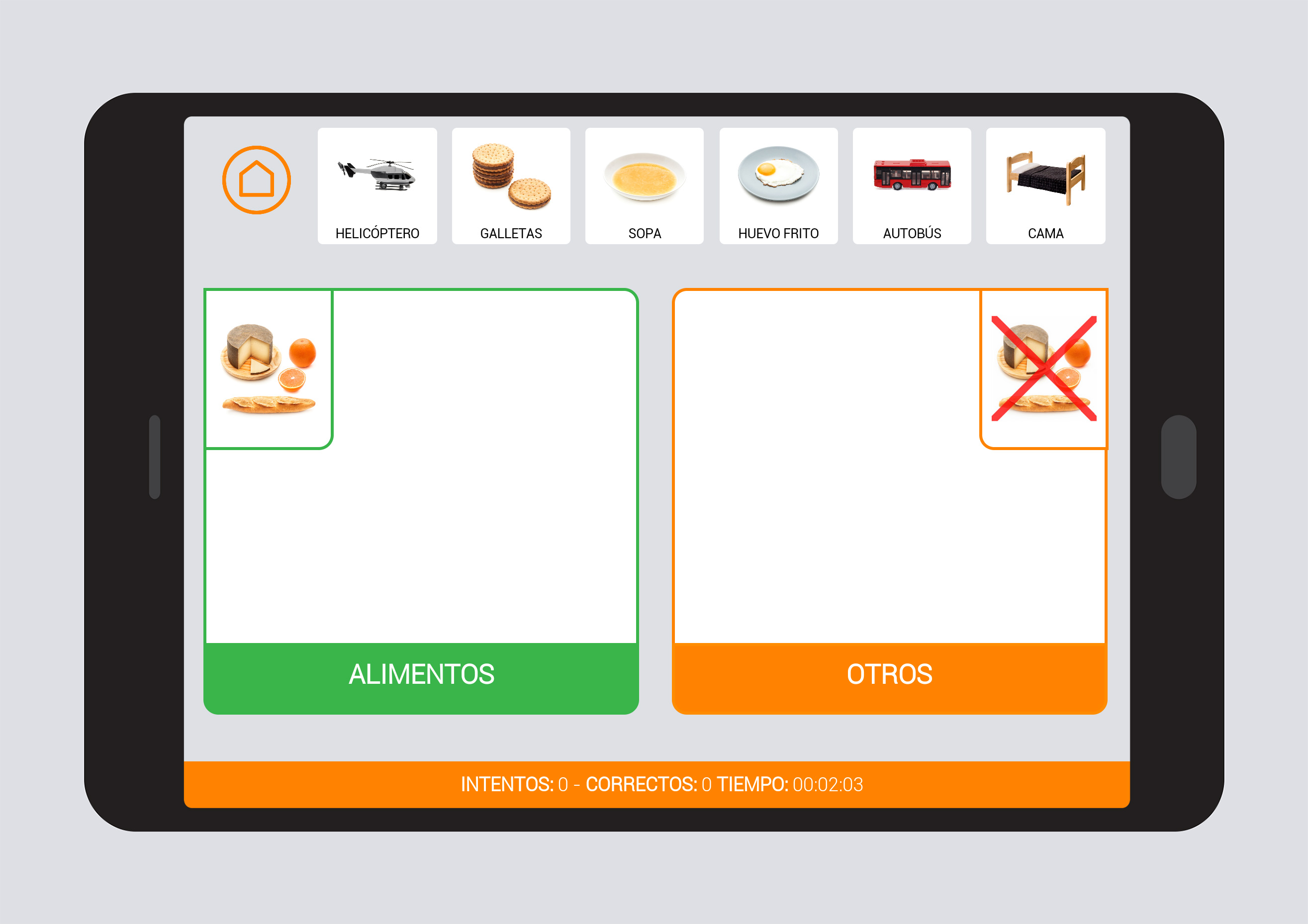 Alimentos. Campos semánticos