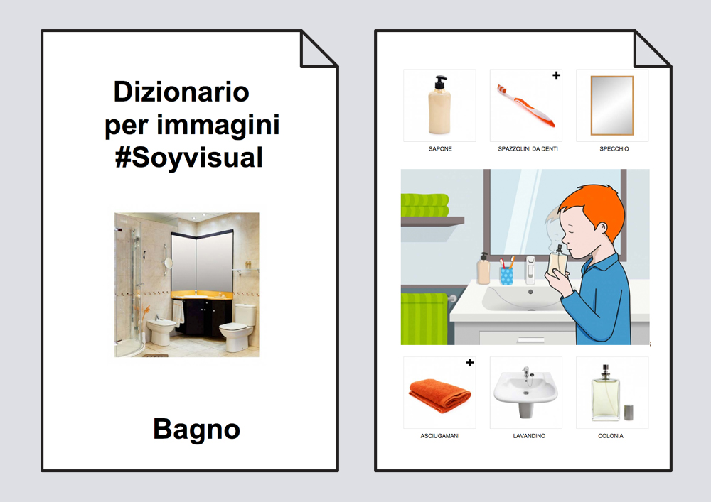 Dizionario per immagini. Bagno