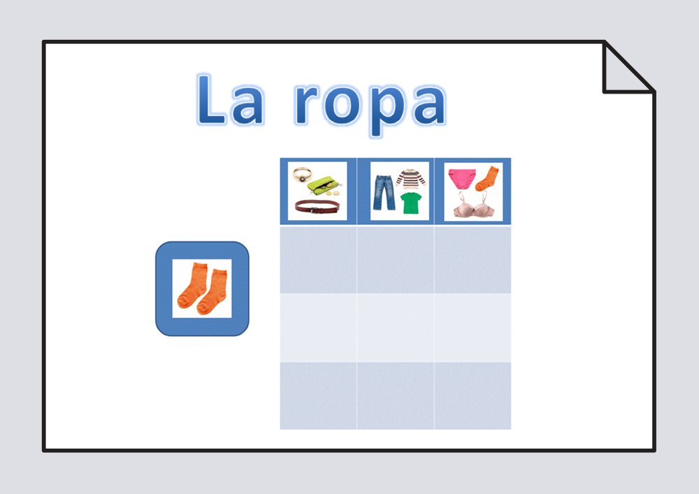 Clasificar la Ropa: Clasificación y categorización del vocabulario  #Soyvisual