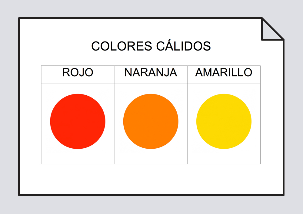 Colores cálidos