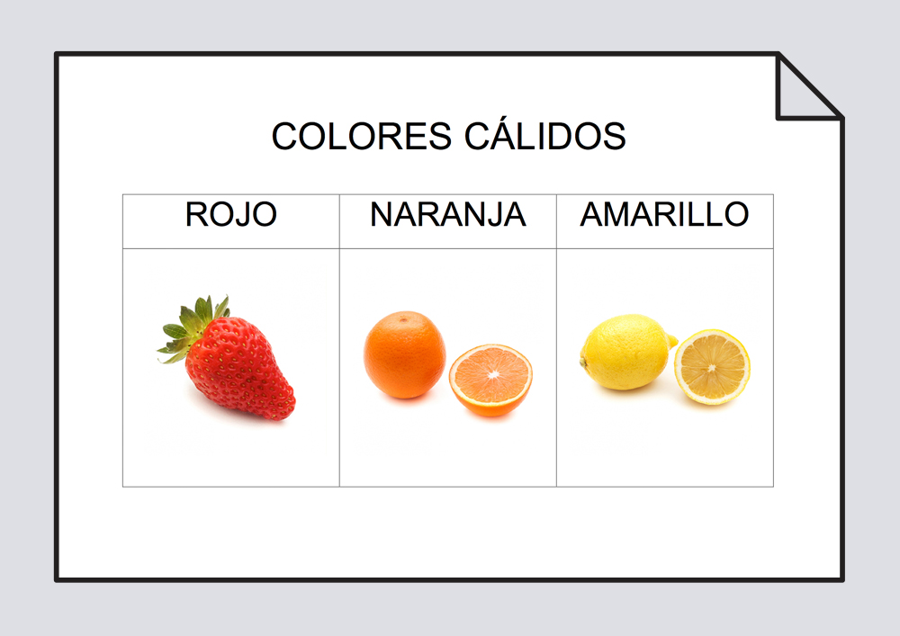 Colores cálidos