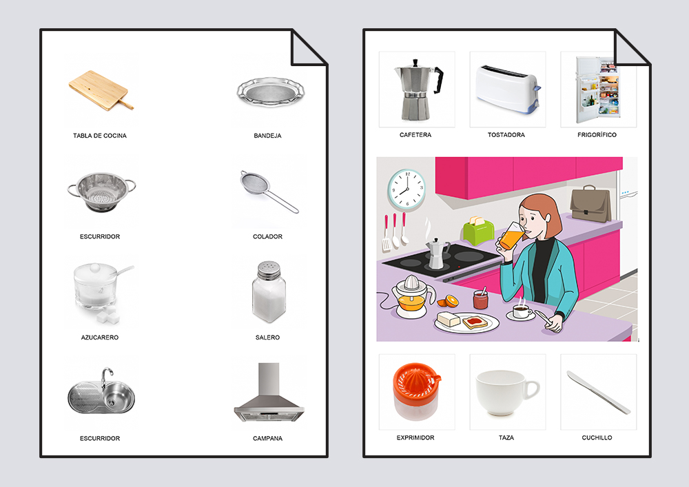Diccionario en imágenes. La Cocina