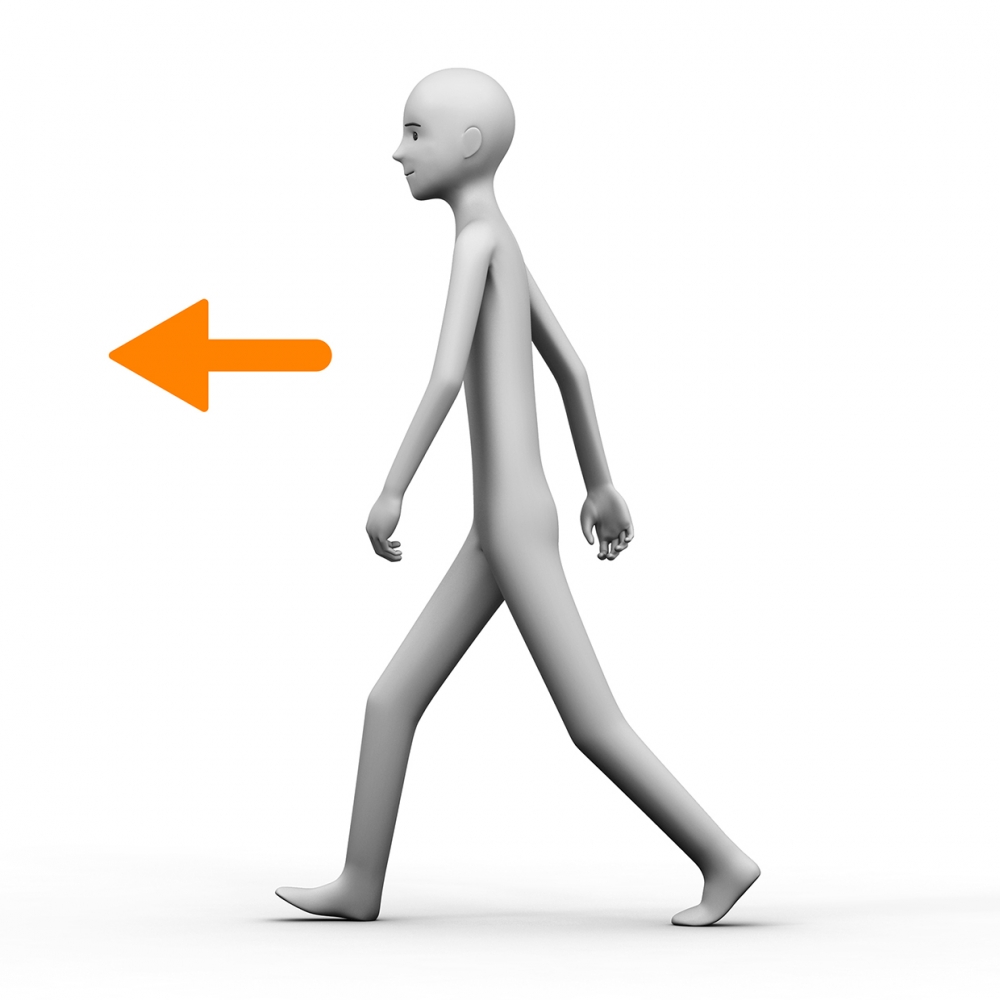 Imagen en la que se ve una persona volviendo de un lugar