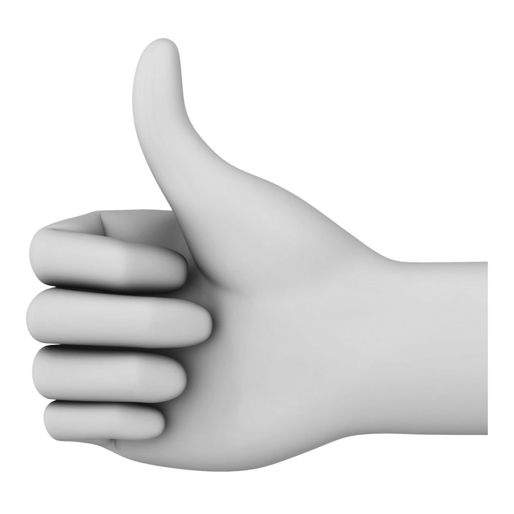 Imagen en la que aparece una mano haciendo el símbolo de aprobación