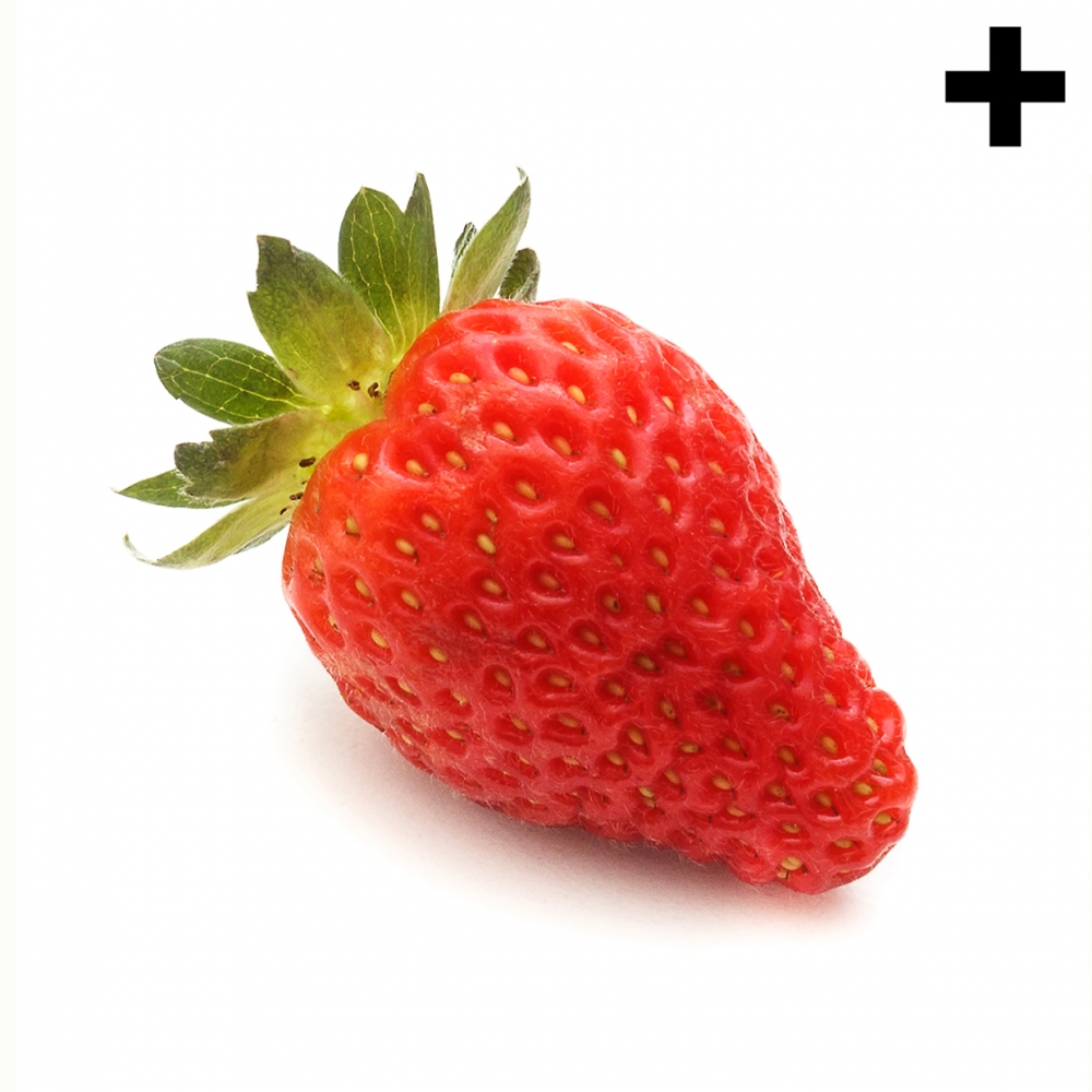 Imagen en la que se ve una fresa tumbada