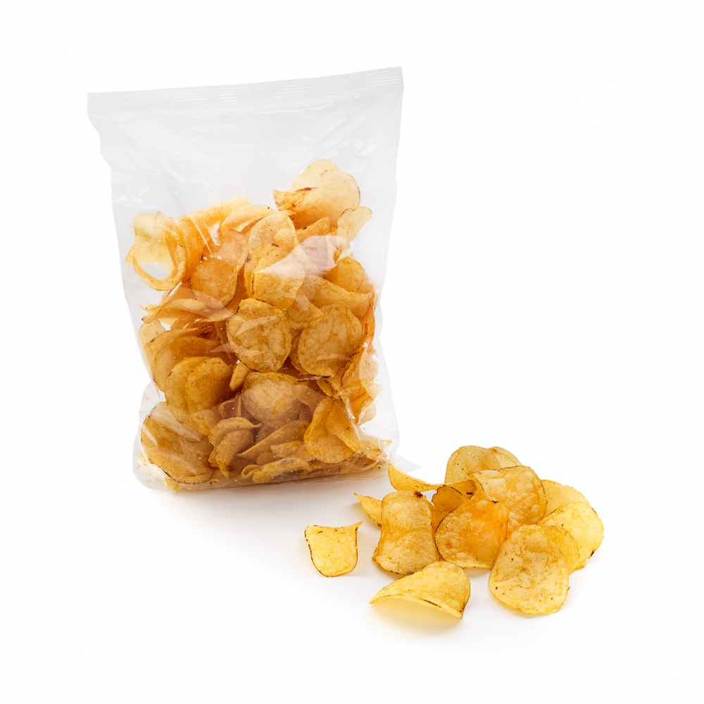 Imagen en la que se ve una bolsa de patatas chips