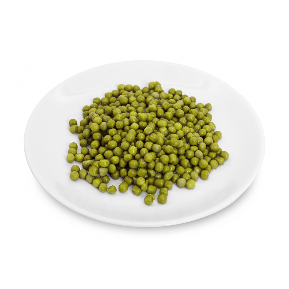 Imagen en la que se ve un plato de guisantes