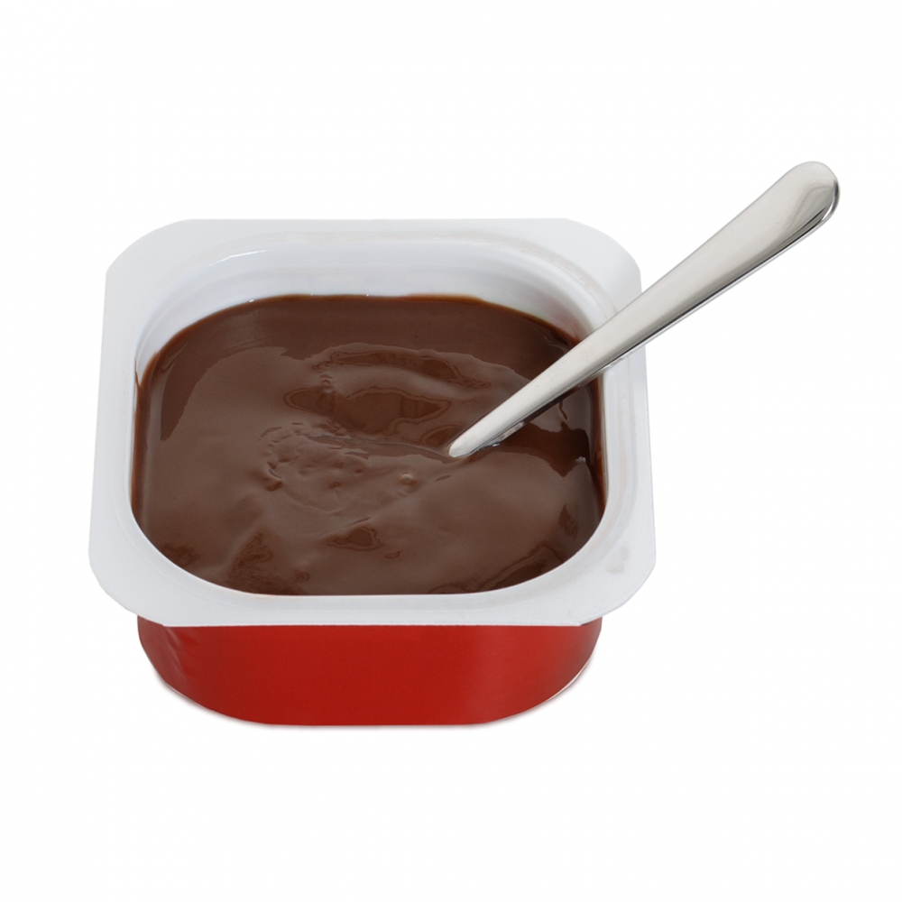 Imagen en la que se ve una natilla de chocolate