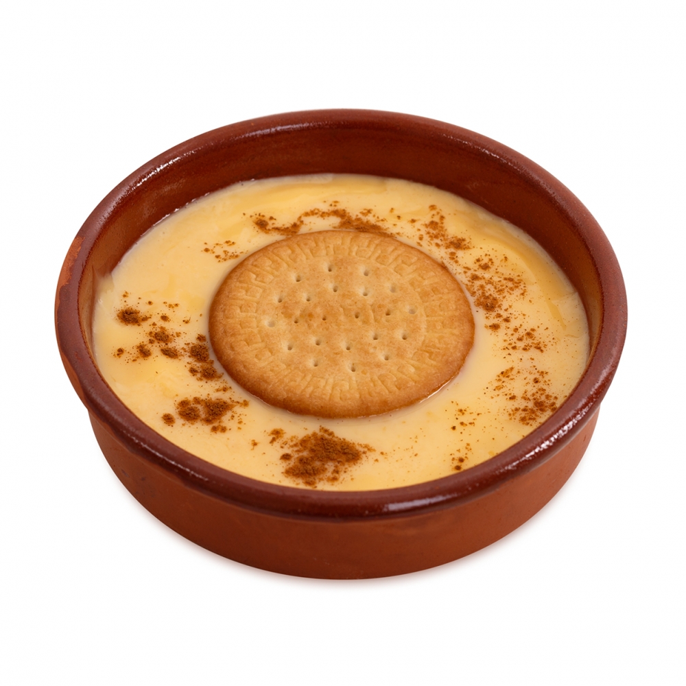 Imagen en la que se ven unas natillas