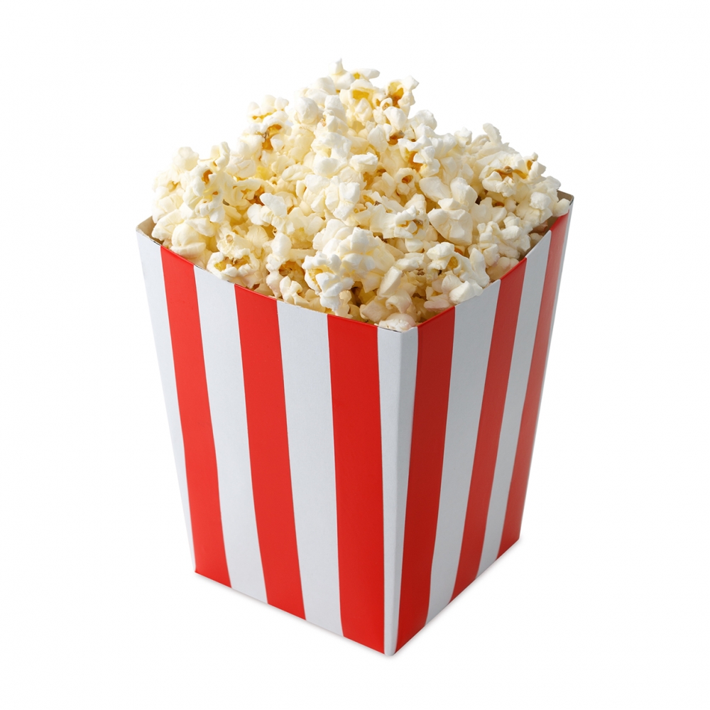 Imagen en la que se ve una caja de palomitas