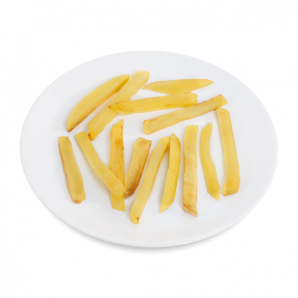 Imagen en la que se ve un plato de patatas fritas