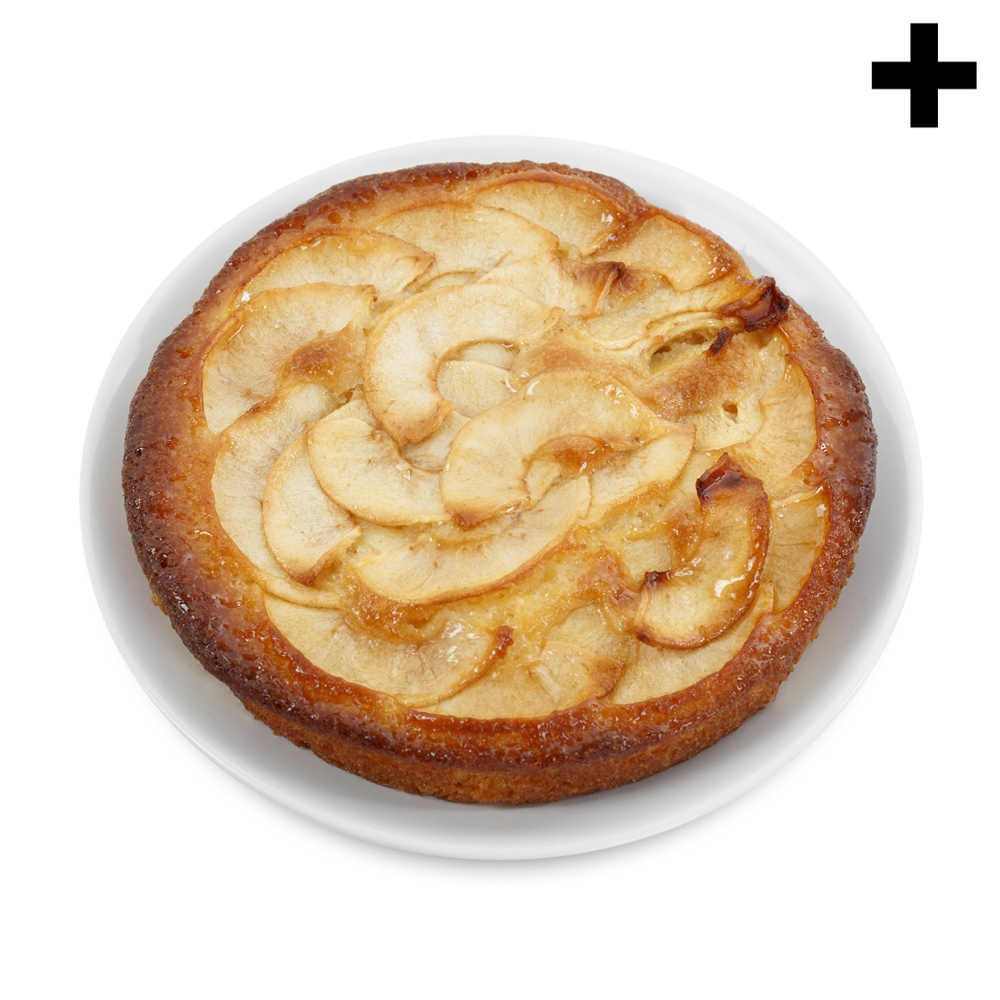 Imagen en la que se ve el plural del concepto tarta de manzana