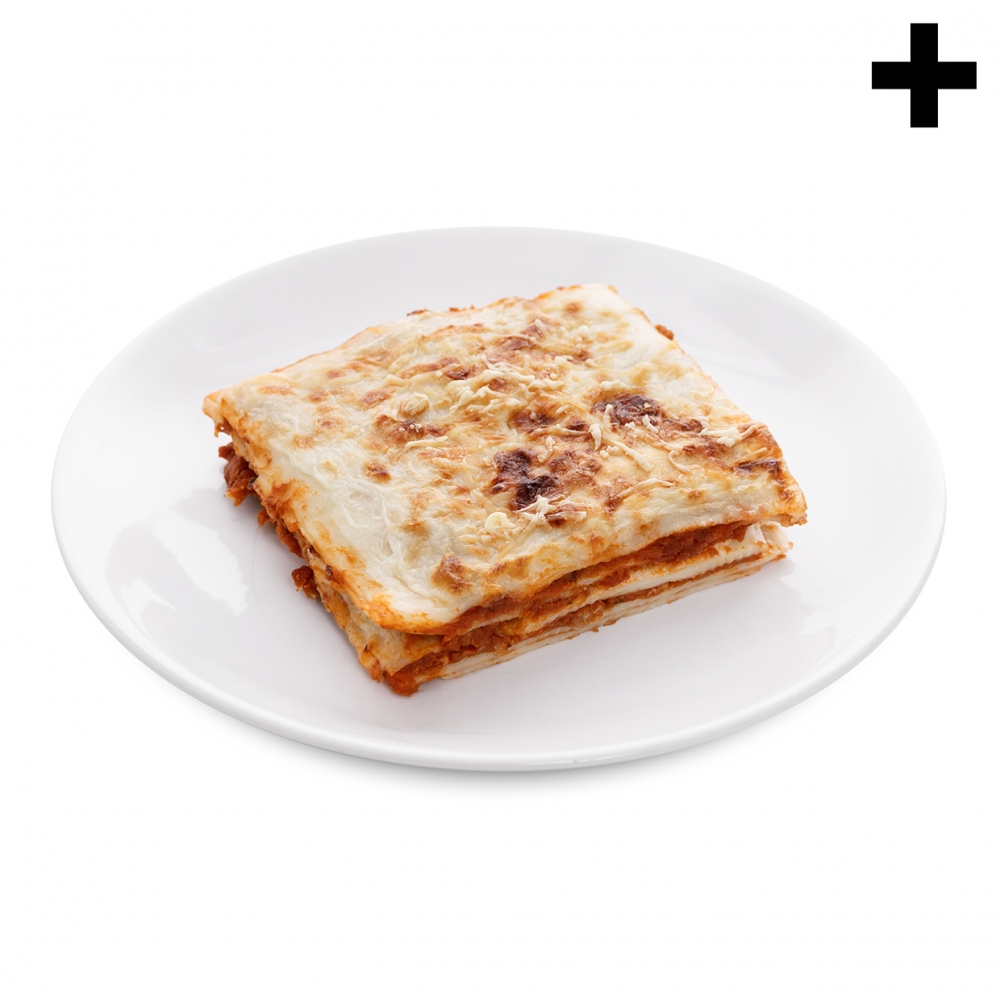 Imagen en la que se ve el plural del concepto lasaña