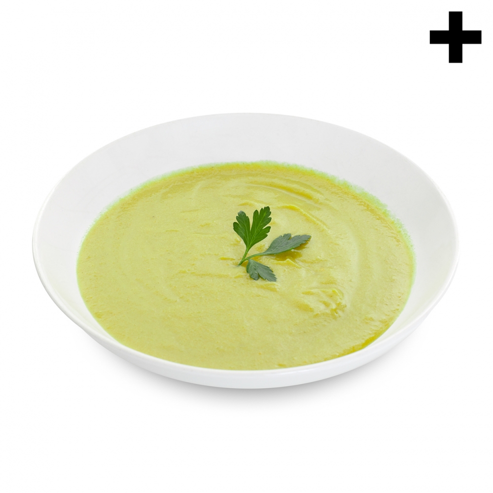 Imagen en la que se ve el plural del concepto crema de verduras