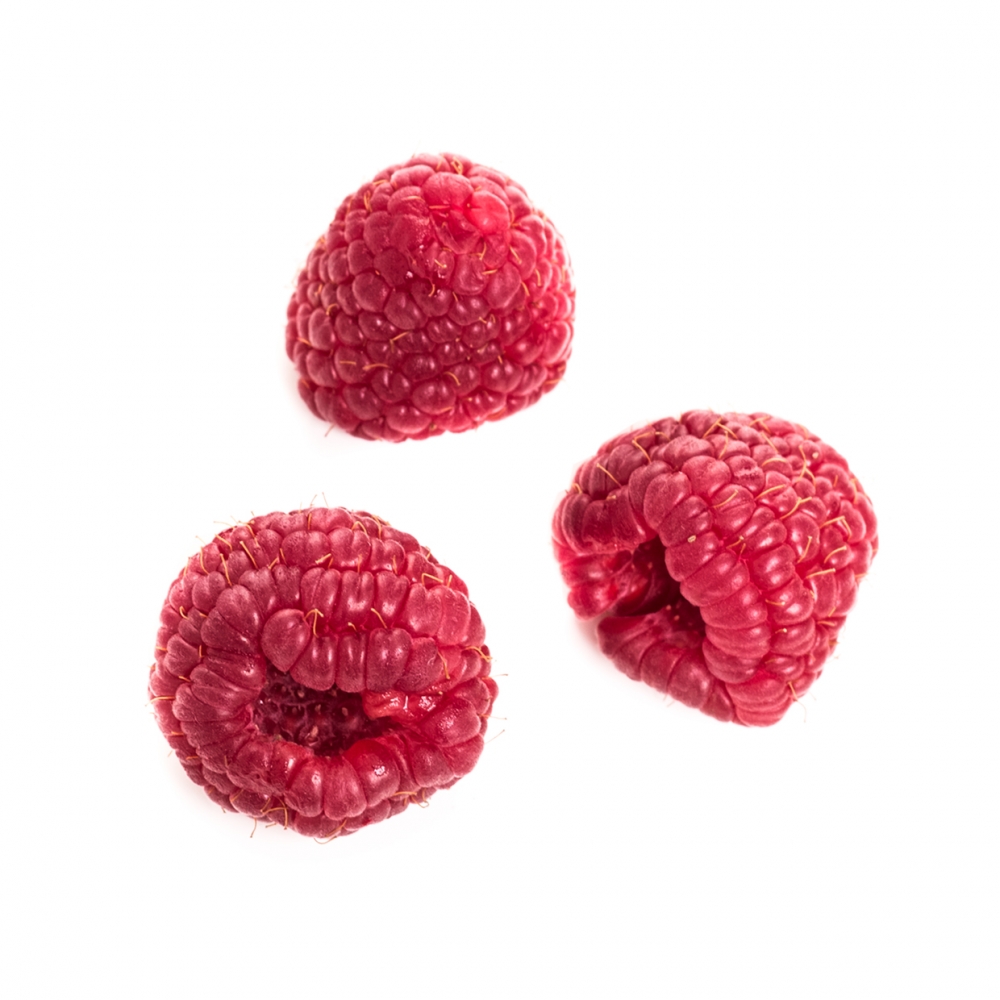 Imagen en la que se ven varias frambuesas