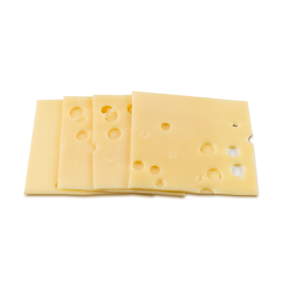 Imagen en la que se ven unas lonchas de queso