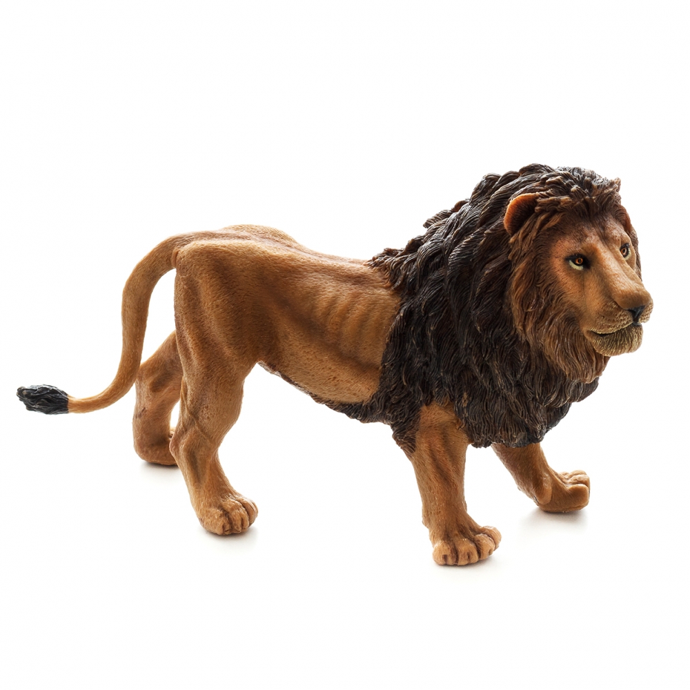 Imagen en la que se ve un león