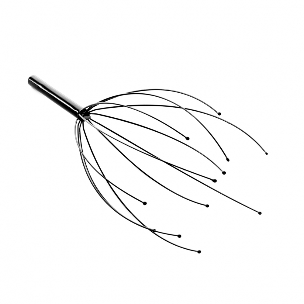 Imagen en la que se ve un masajeador de cabeza