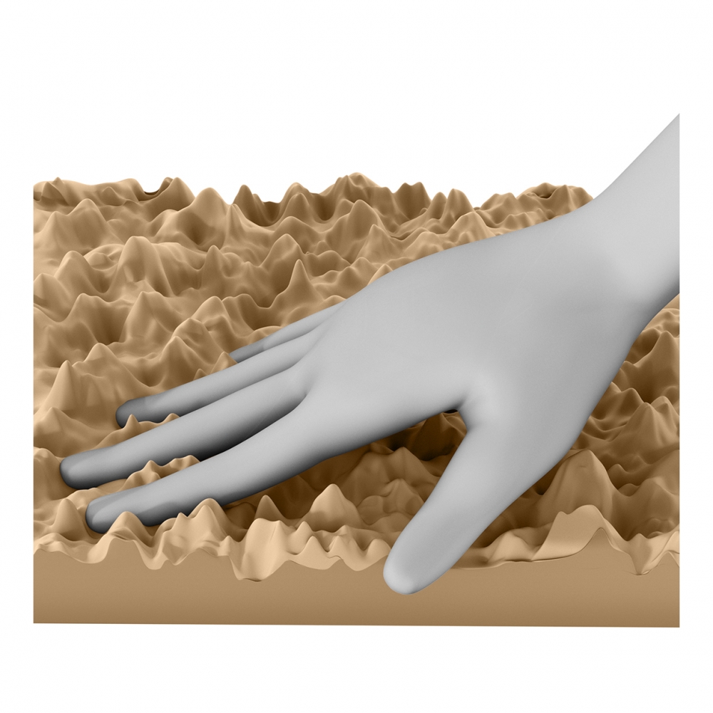 Imagen en la que se ve una textura áspera