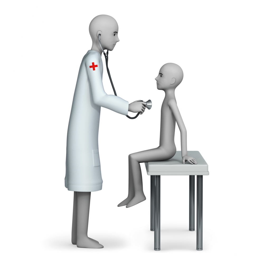 Imagen del verbo auscultar