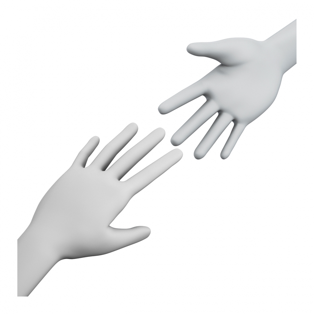 Imagen del concepto ayudar o auxiliar