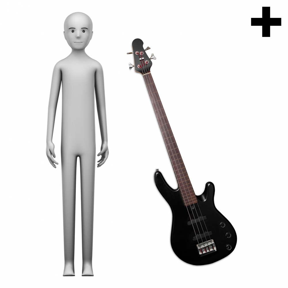 Imagen en la que se ve el plural del concepto bajista