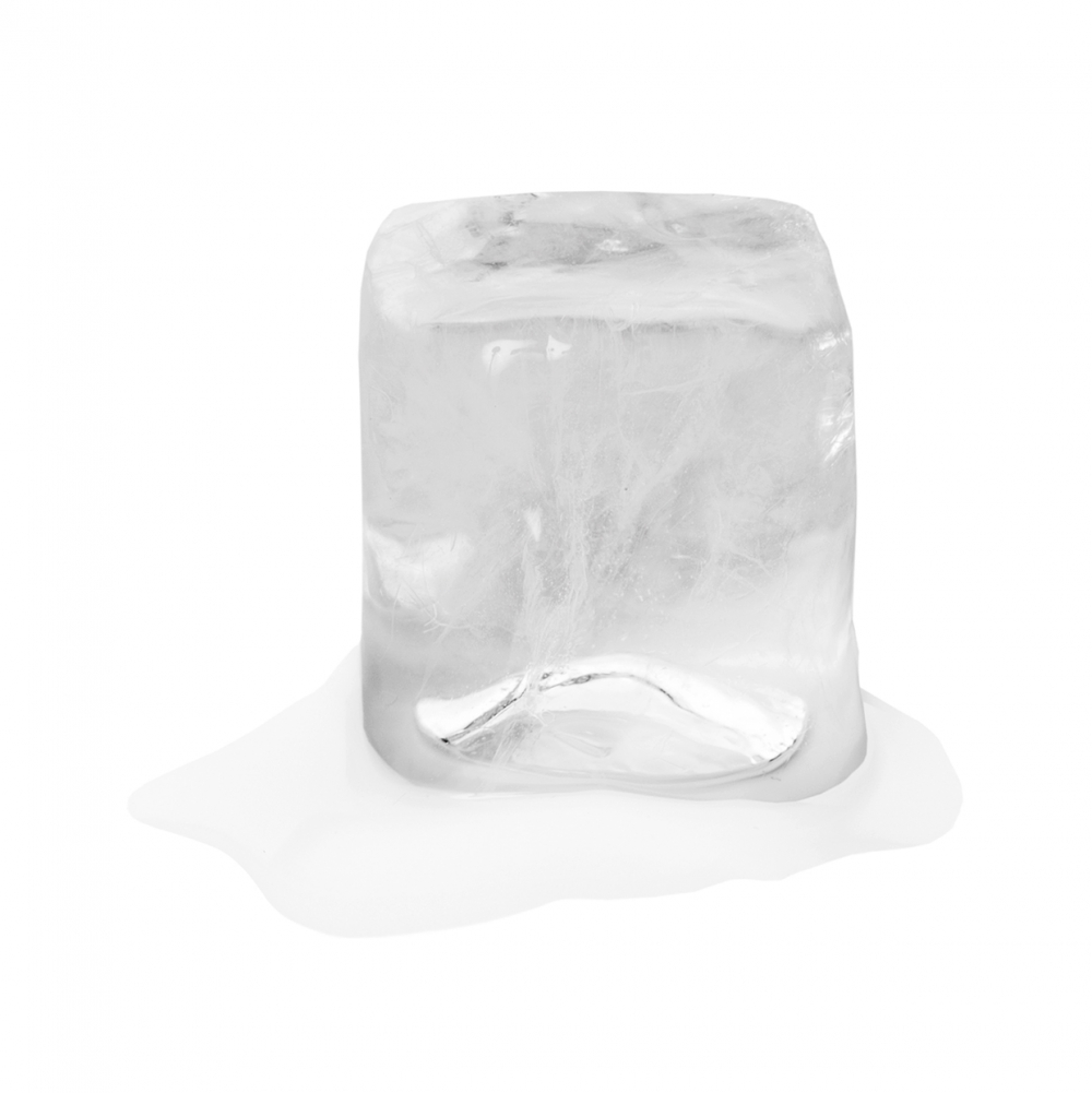 Imagen en la que se ve un cubito de hielo
