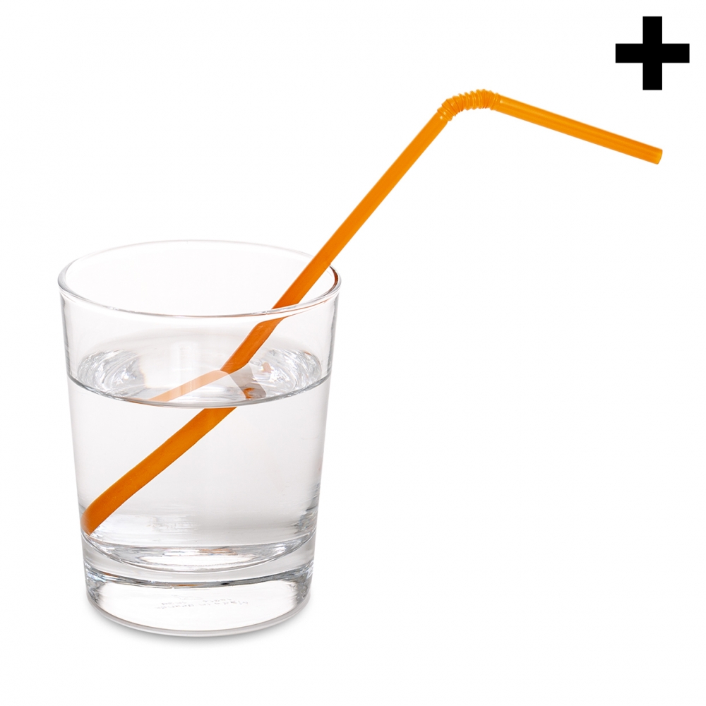 Imagen en la que se ve el plural del concepto pajita