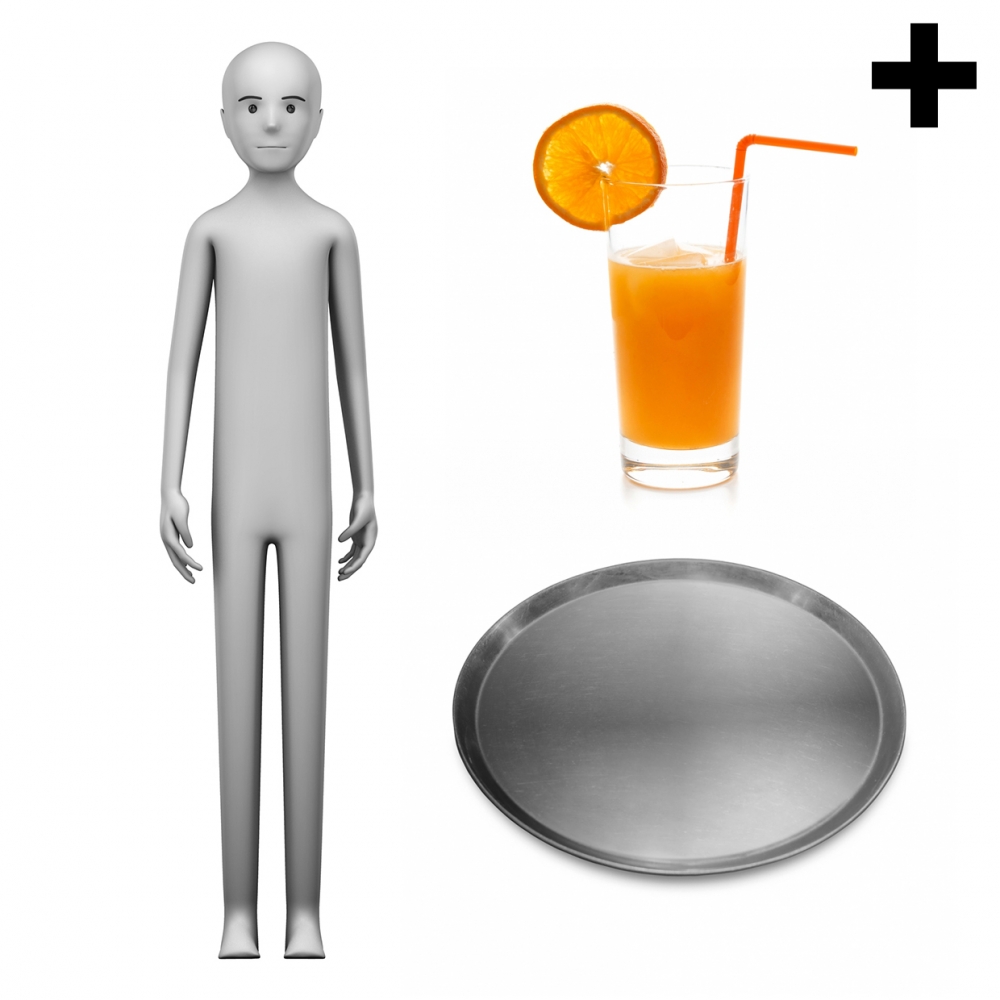 Imagen en la que se ve el plural del concepto camarero o camarera