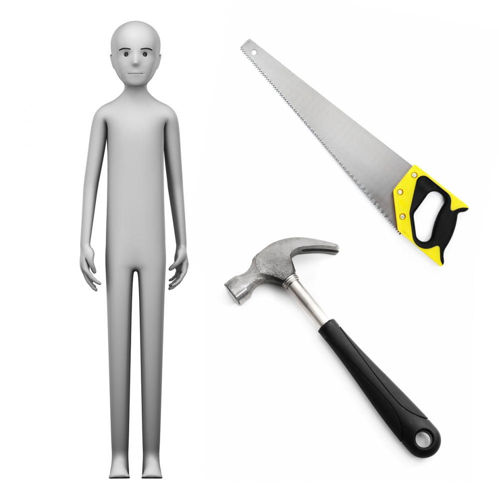 Imagen en la que se ve el concepto de carpintero o carpintera