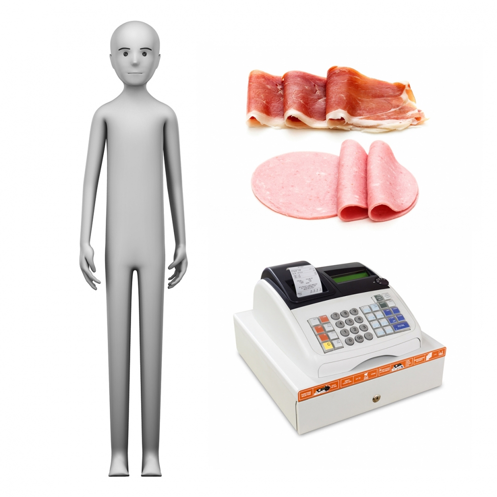 Imagen en la que se ve el concepto de charcutero o charcutera