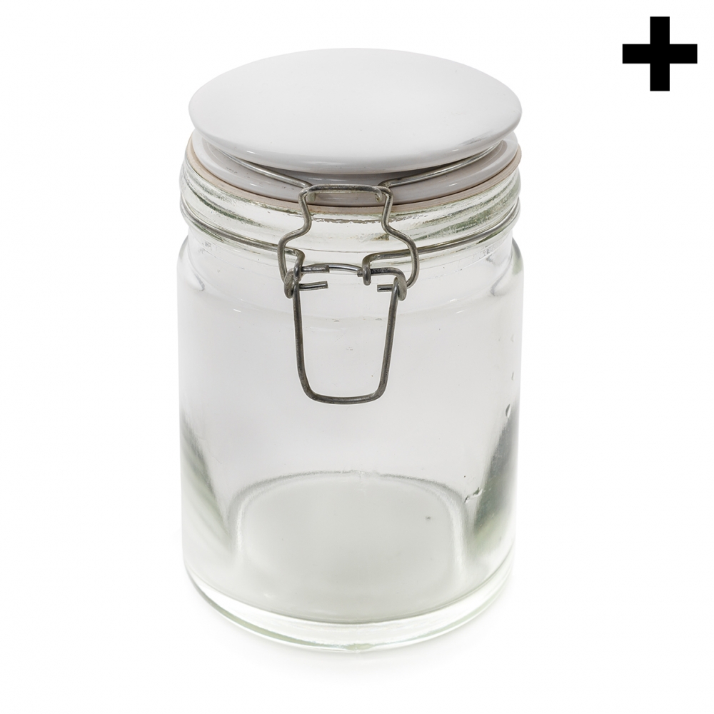 Imagen en la que se ve el plural del concepto bote de cristal con cierre