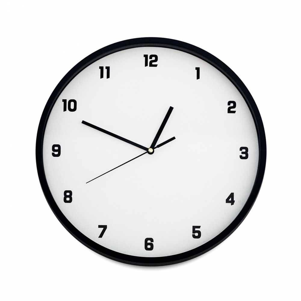 Imagen en la que se ve un reloj de pared