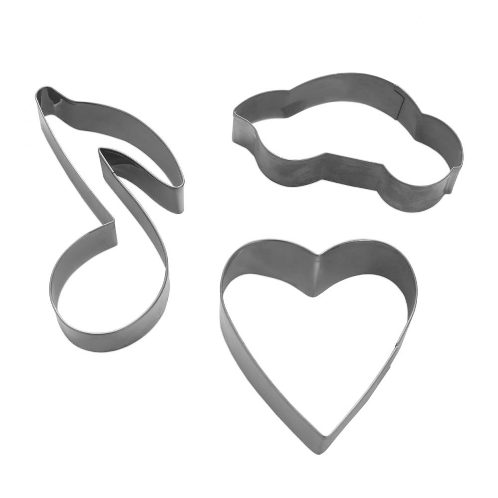 Imagen en la que se ven moldes con diferentes formas