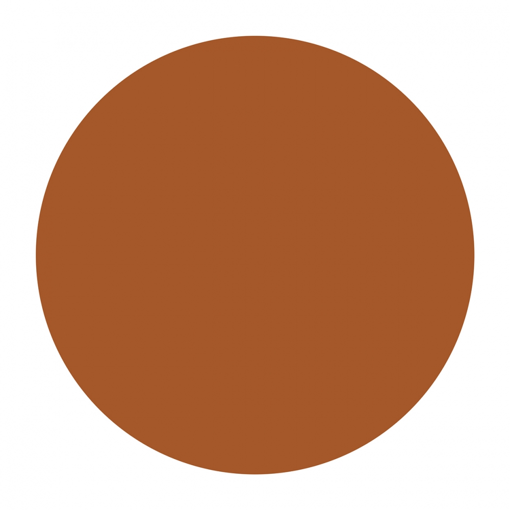 Imagen en la que se ve un círculo de color marrón