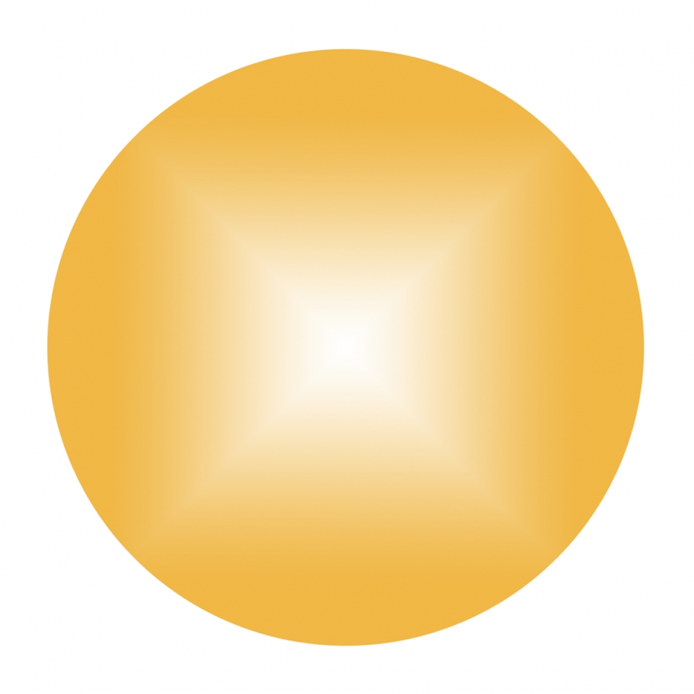 Imagen en la que se ve un círculo de color dorado