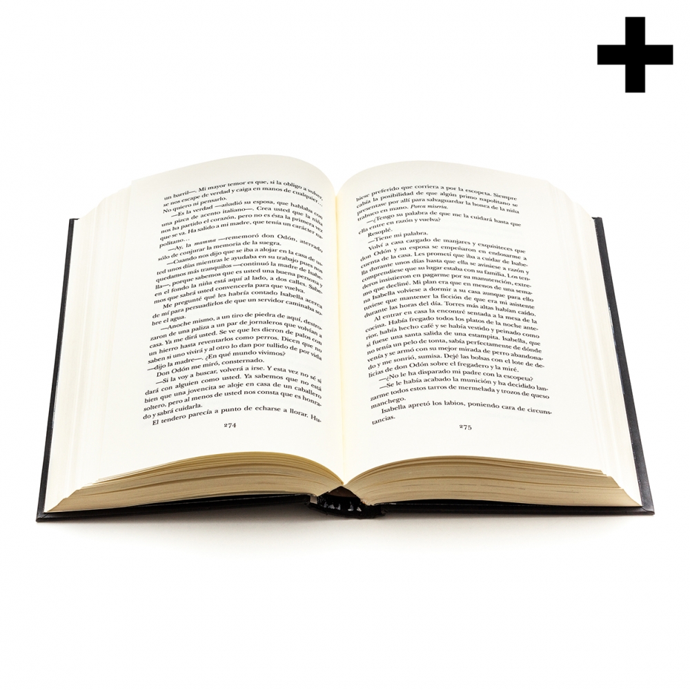 Imagen en la que se ve un libro abierto por dos de sus páginas