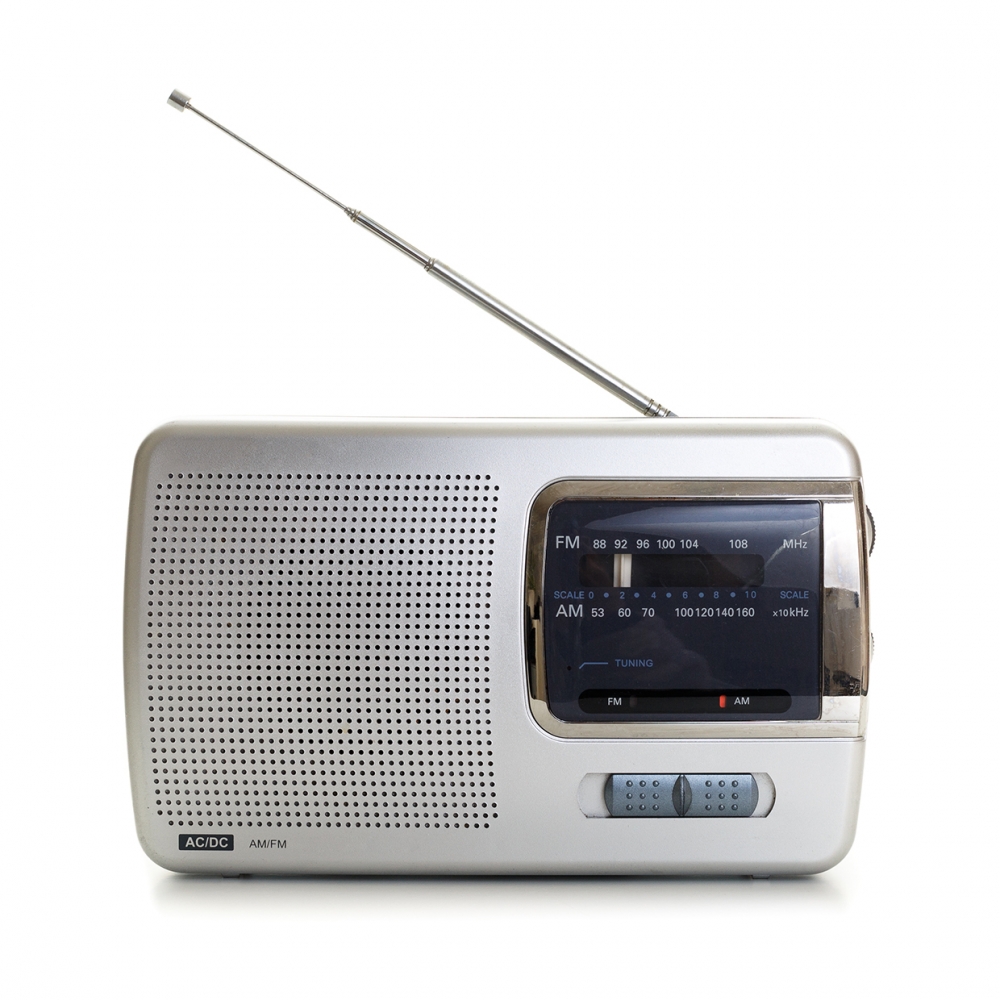 Imagen en la que se ve una radio