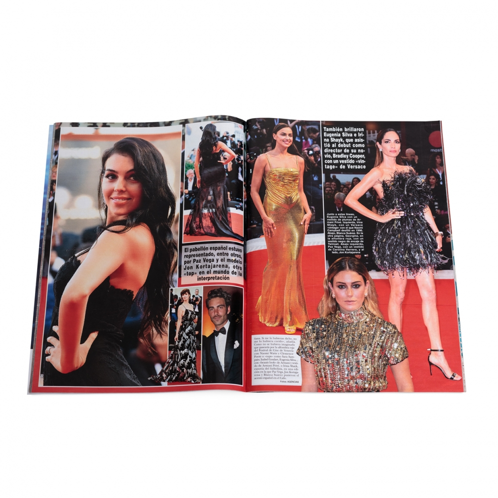 Imagen en la que se ve una revista del corazón