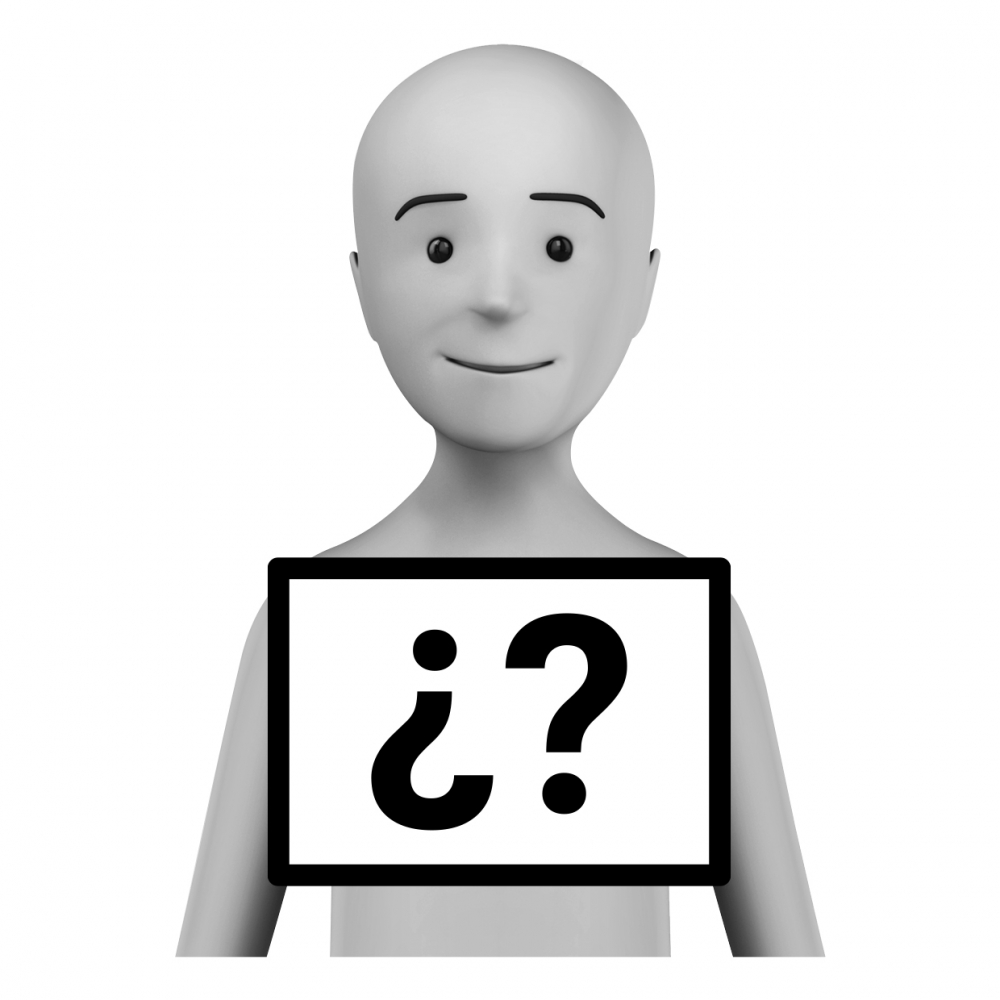 Imagen que muestra la expresión interrogativa ¿cómo te llamas?