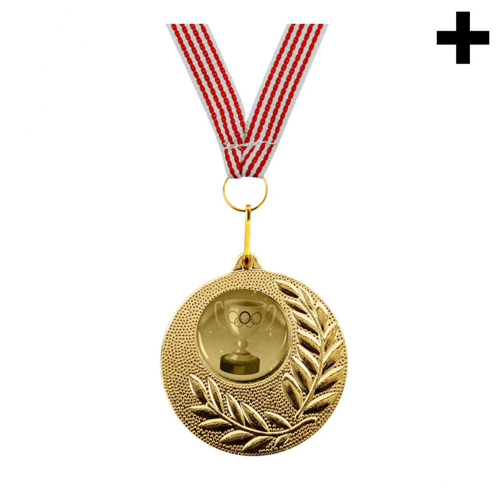 Imagen en la que se ve el plural del concepto medalla de oro