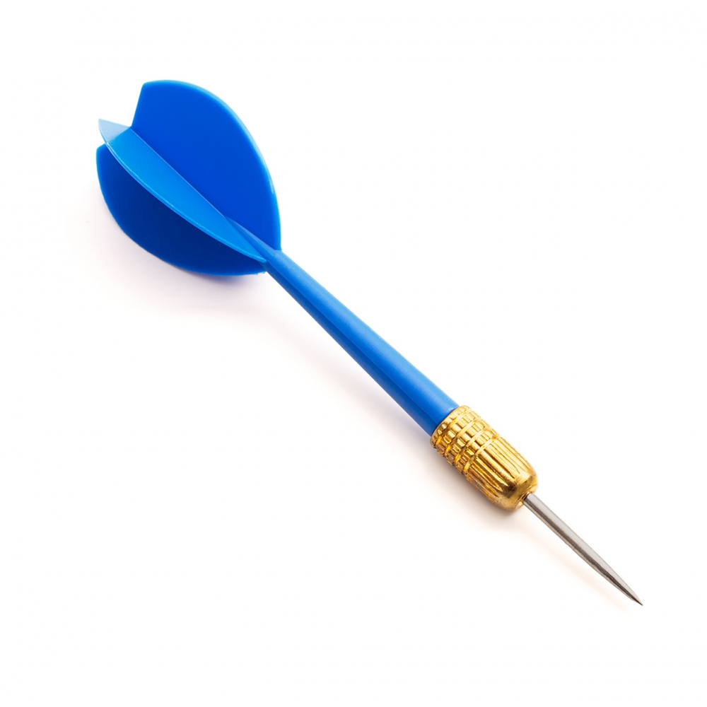 Imagen en la que aparece un dardo azul