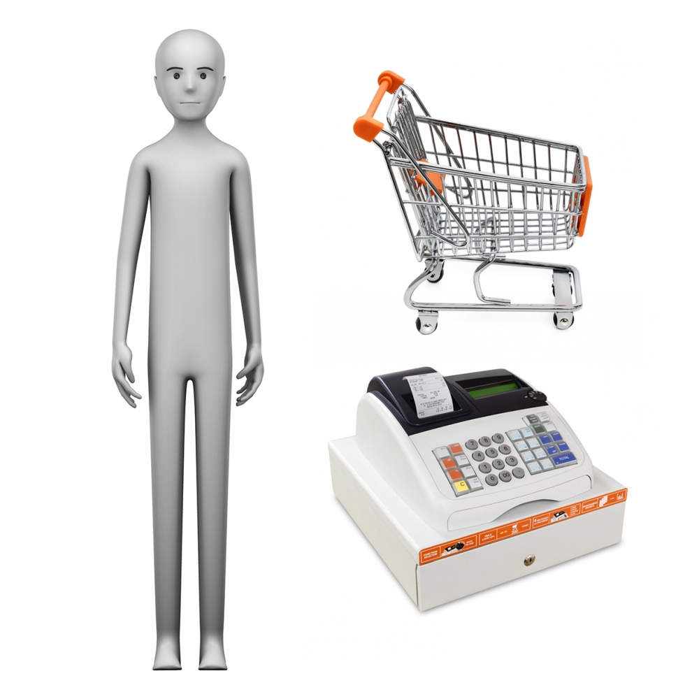 Imagen en la que se ve el concepto dependiente o dependienta