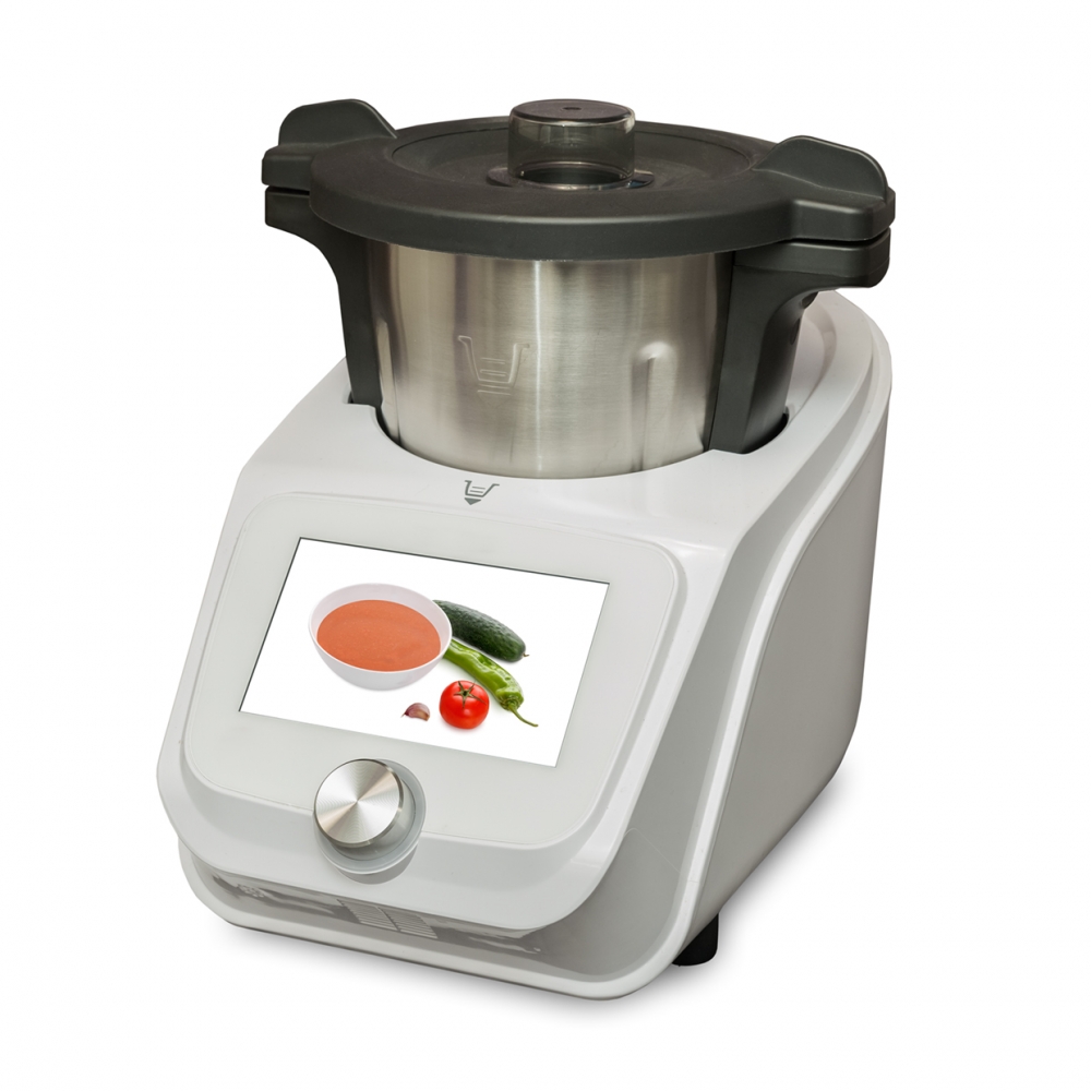 Imagen en la que se ve un robot de cocina