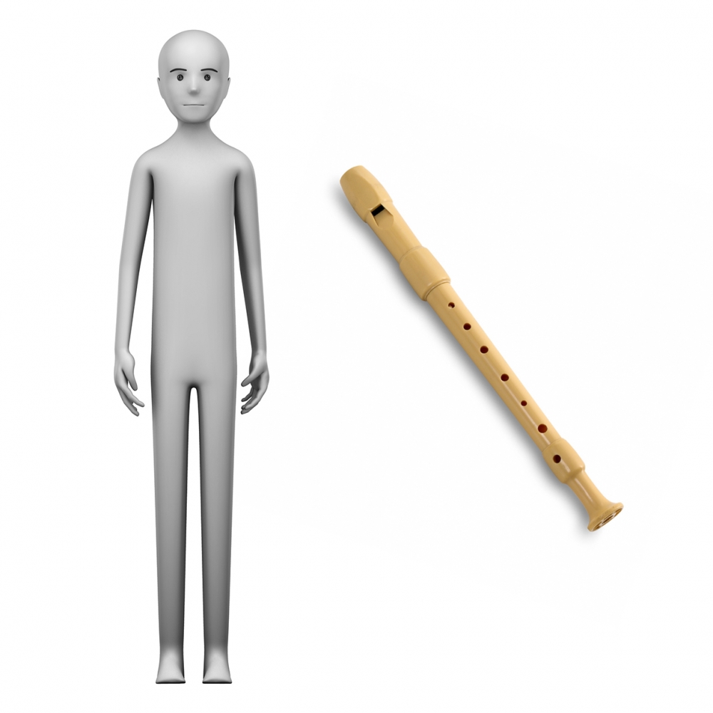 Imagen en la que se ve el concepto de flautista