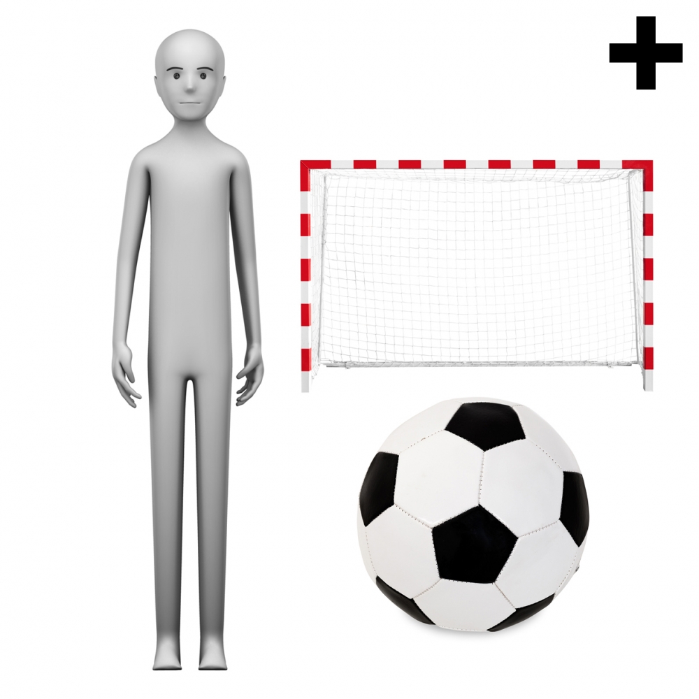 Imagen en la que se ve el plural del concepto futbolista