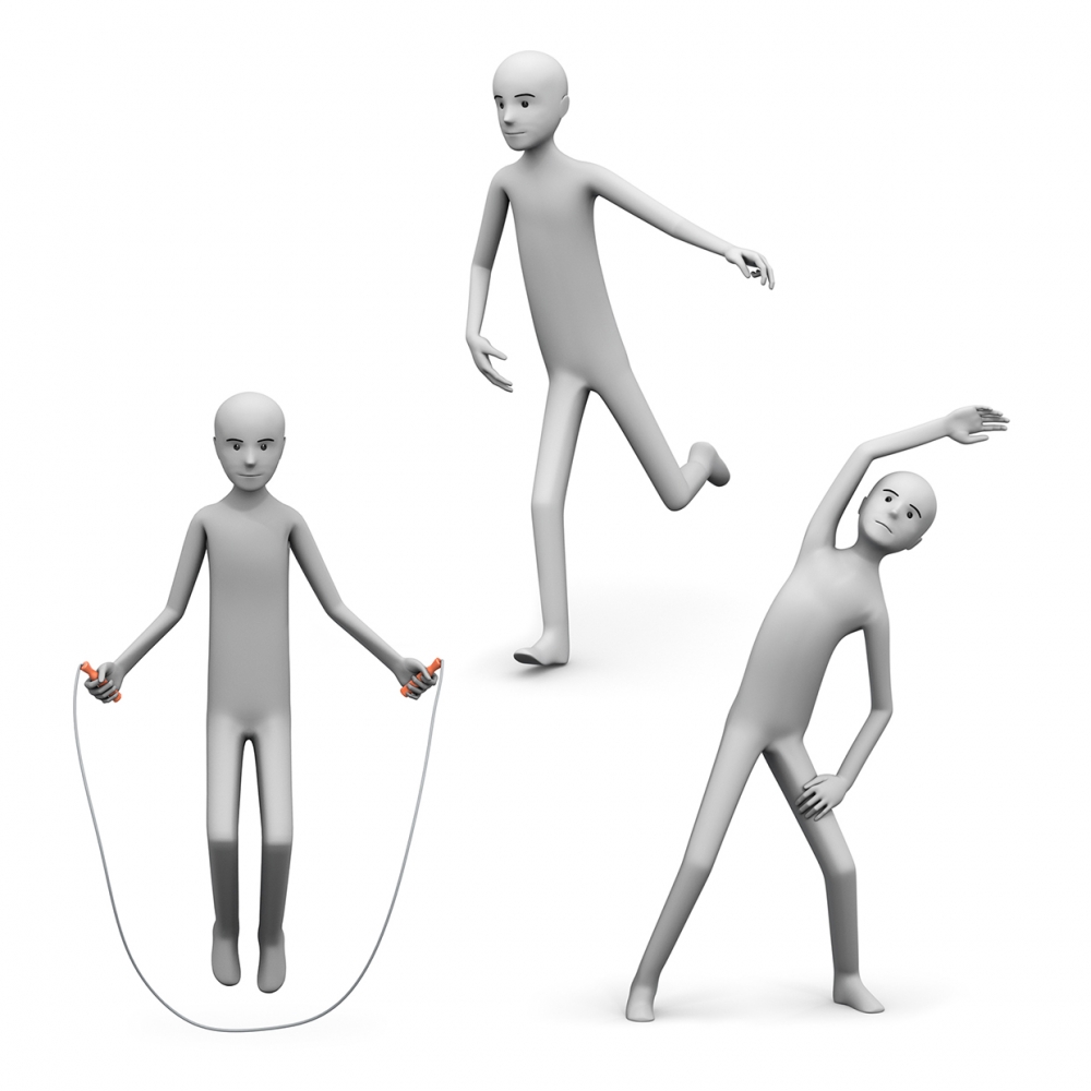 Imagen en la que se ve el concepto actividad física