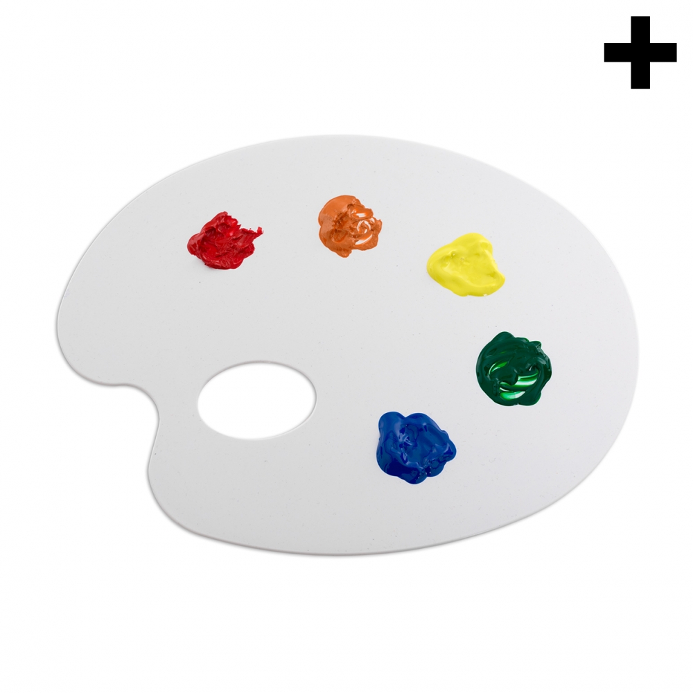 Imagen en la que se ve el plural del concepto paleta de pintor