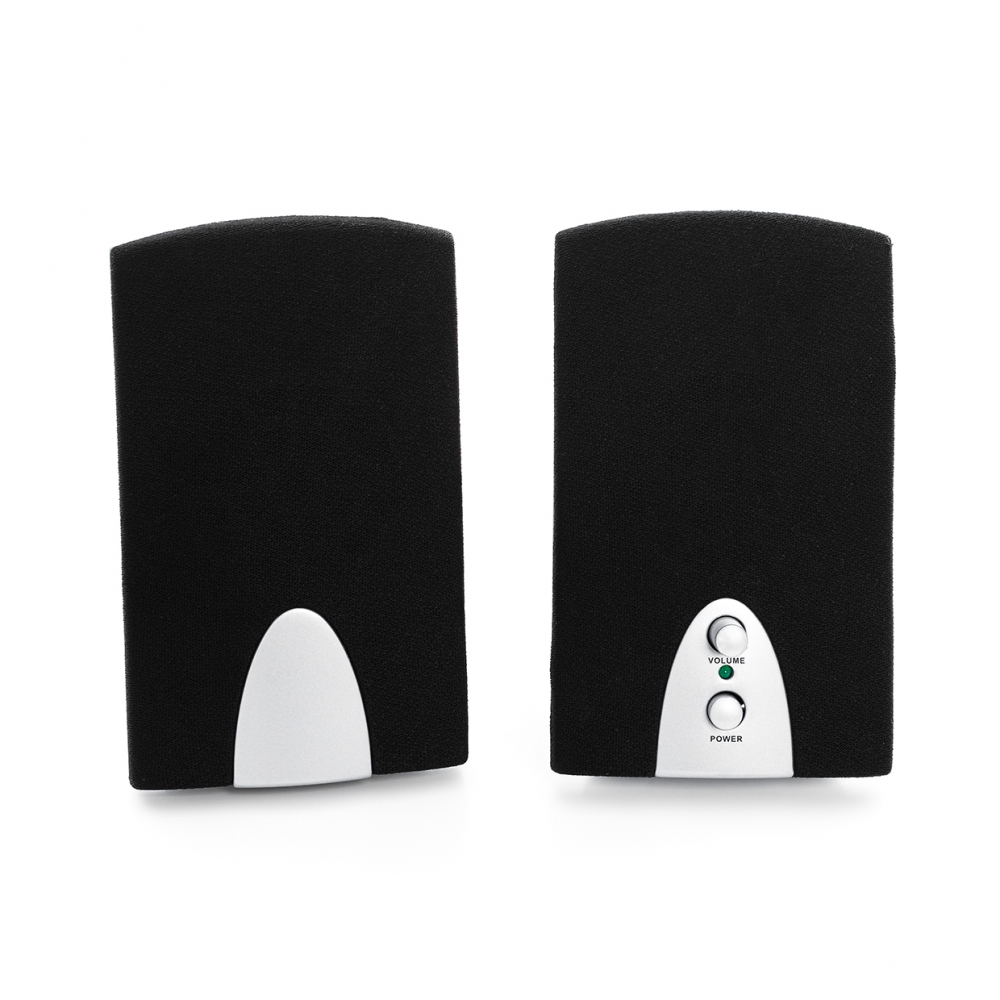 Imagen en la que se ven un par de altavoces de ordenador