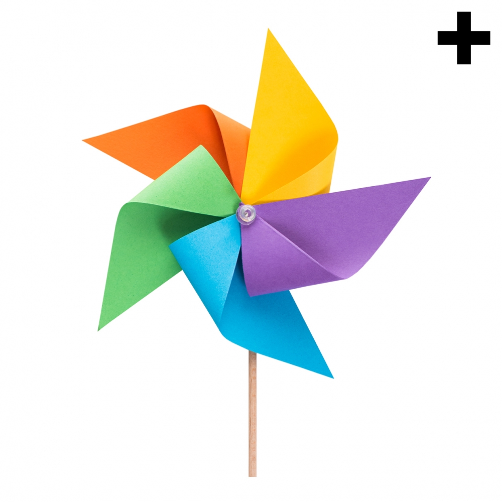 Imagen en la que se ve el plural del concepto molinillo de viento